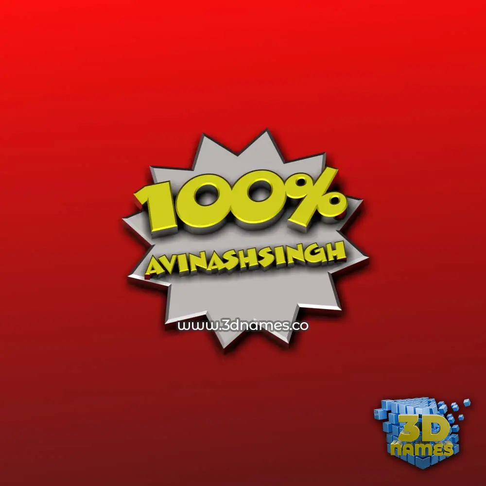 avinashsingh in 100 Percent style - 3D name wallpaper avinashsingh in 100 Percent style - 3D name wallpaper