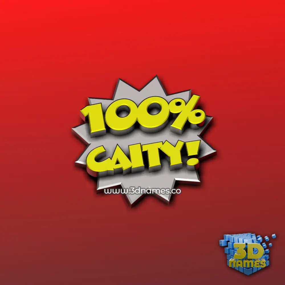 caity in 100 Percent style - 3D name wallpaper caity in 100 Percent style - 3D name wallpaper