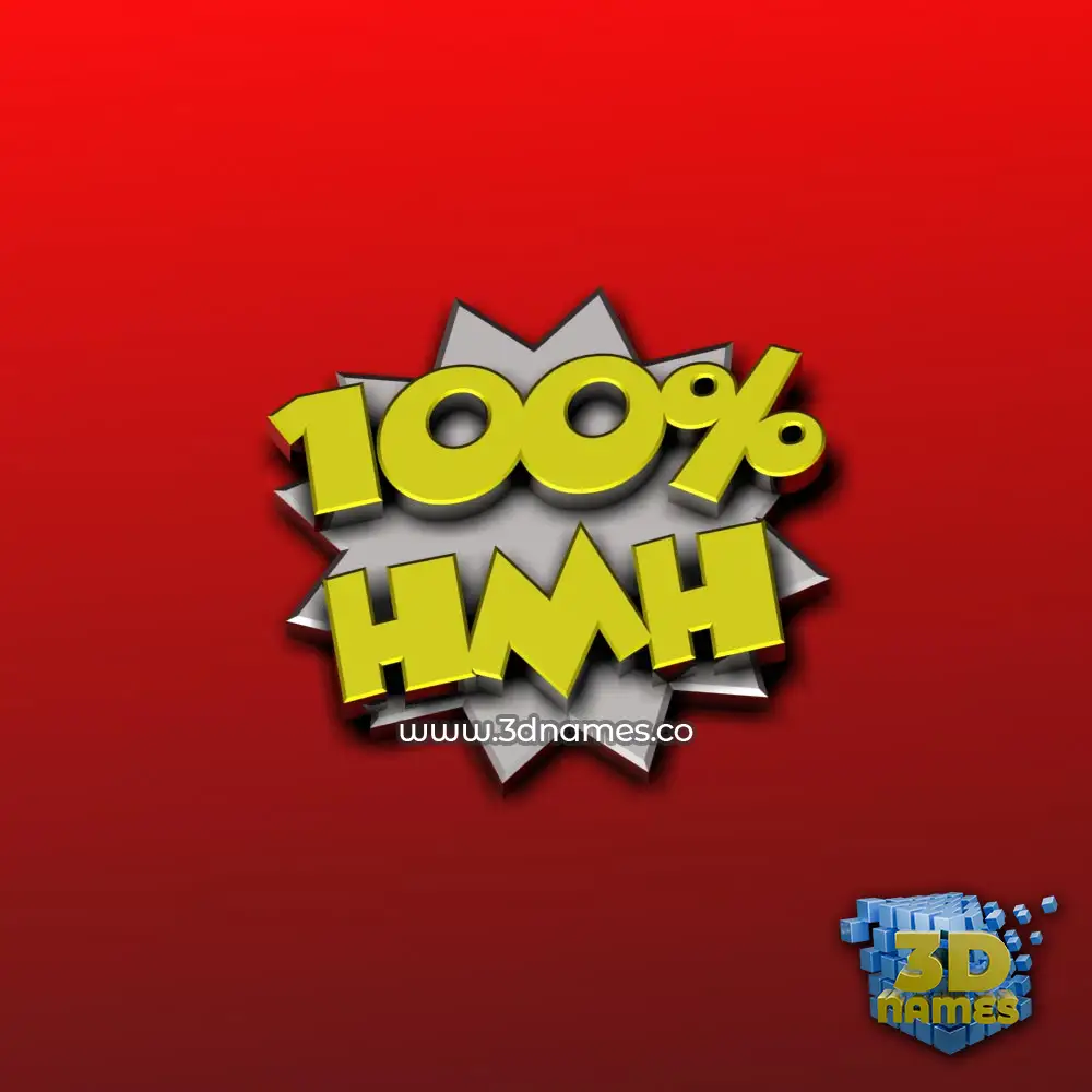 hmh in 100 Percent style - 3D name wallpaper hmh in 100 Percent style - 3D name wallpaper