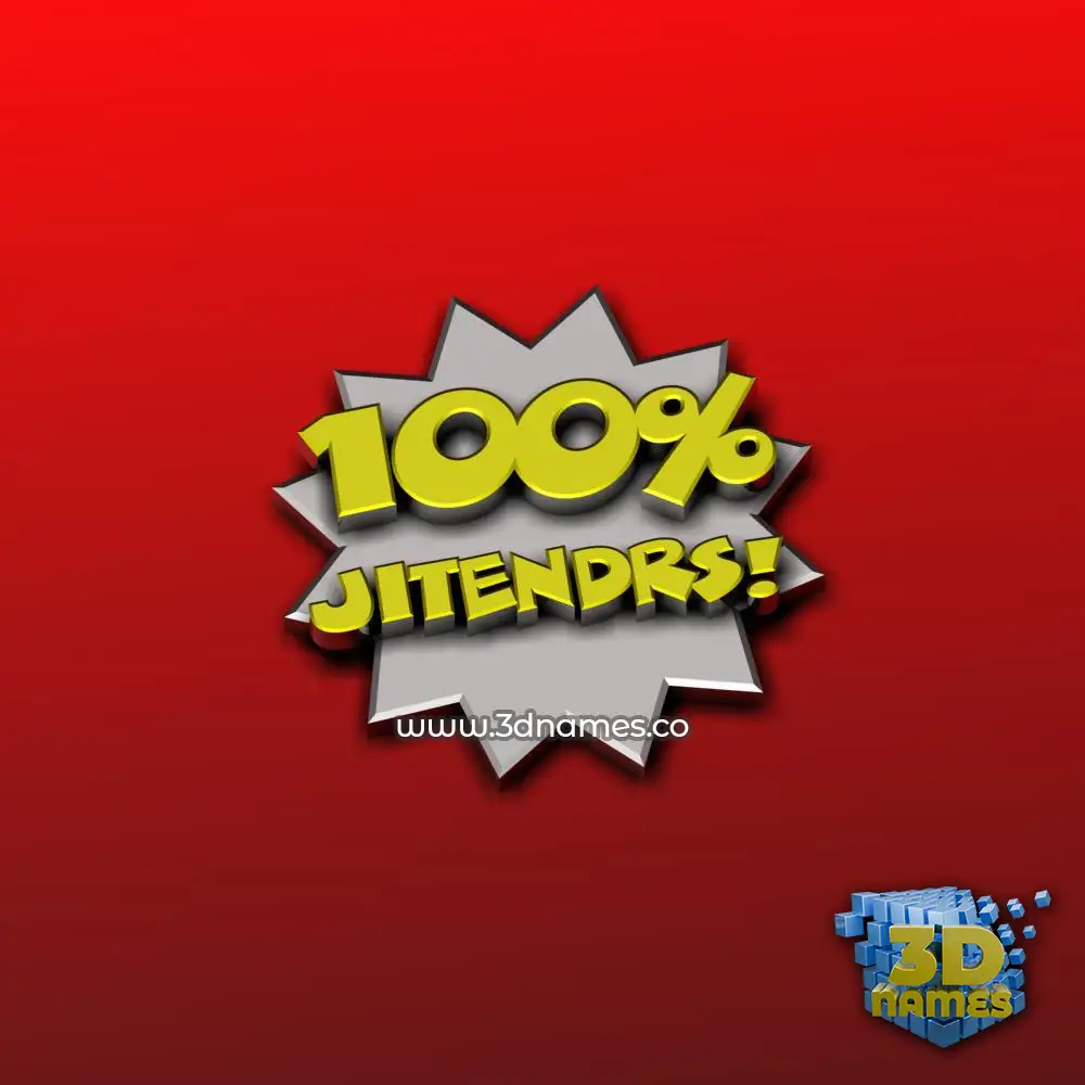 jitendrs in 100 Percent style - 3D name wallpaper jitendrs in 100 Percent style - 3D name wallpaper