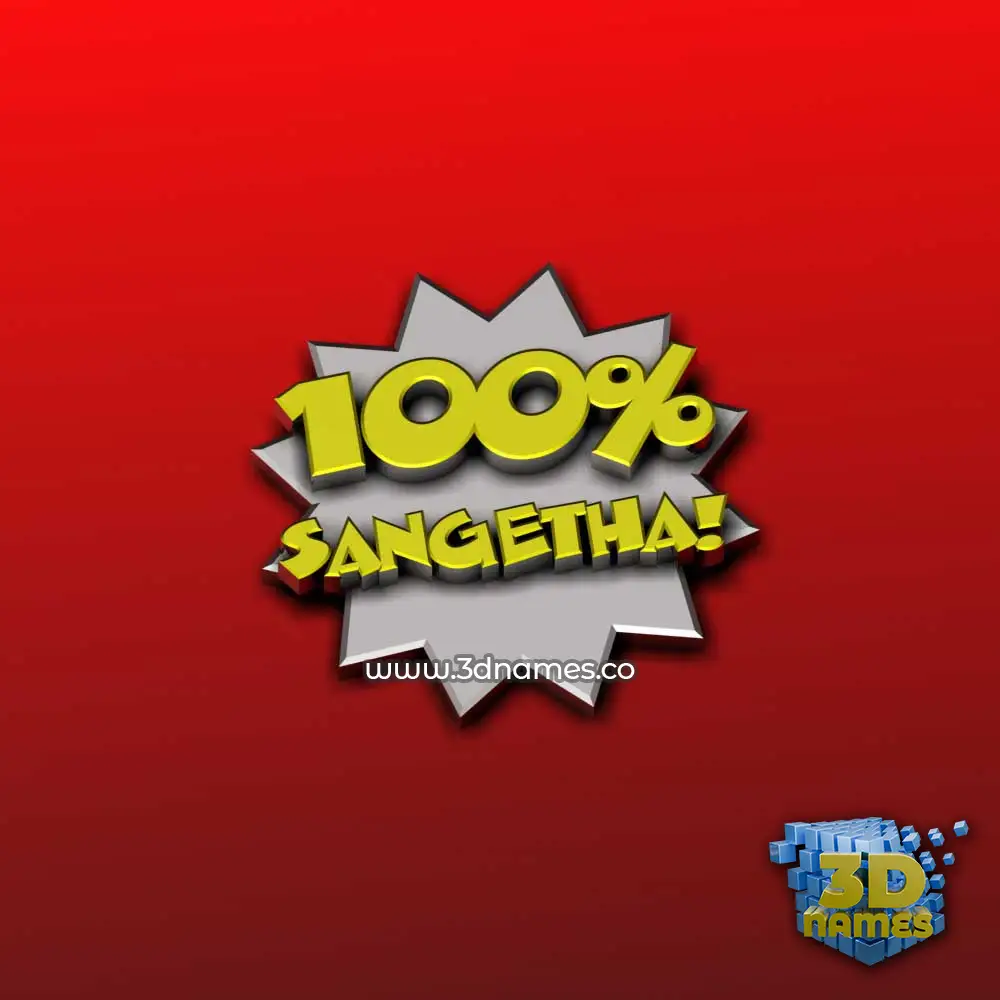 sangetha in 100 Percent style - 3D name wallpaper sangetha in 100 Percent style - 3D name wallpaper