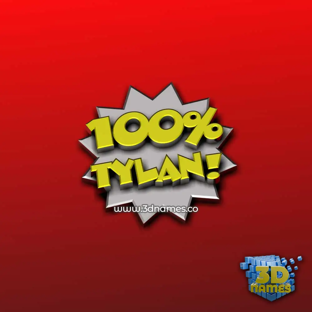 tylan in 100 Percent style - 3D name wallpaper tylan in 100 Percent style - 3D name wallpaper