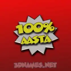 aasta in 100 Percent style - 3D name wallpaper