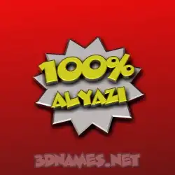 alyazi in 100 Percent style - 3D name wallpaper