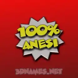 anesi in 100 Percent style - 3D name wallpaper