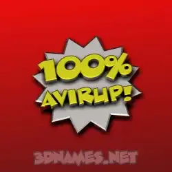 avirup in 100 Percent style - 3D name wallpaper
