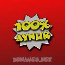 aynur in 100 Percent style - 3D name wallpaper