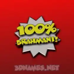 brahmani in 100 Percent style - 3D name wallpaper