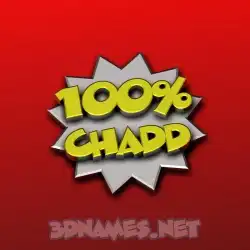 chadd in 100 Percent style - 3D name wallpaper