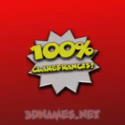 clarefrancis in 100 Percent style - 3D name wallpaper
