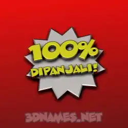dipanjali in 100 Percent style - 3D name wallpaper