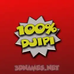 djipi in 100 Percent style - 3D name wallpaper