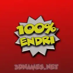 endri in 100 Percent style - 3D name wallpaper