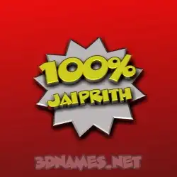 jaiprith in 100 Percent style - 3D name wallpaper