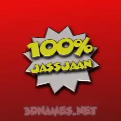 jassjaan in 100 Percent style - 3D name wallpaper