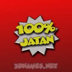 jatan in 100 Percent style - 3D name wallpaper
