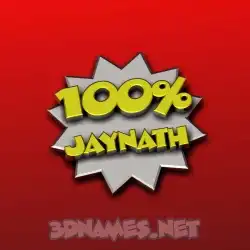 jaynath in 100 Percent style - 3D name wallpaper