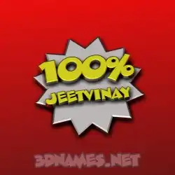 jeetvinay in 100 Percent style - 3D name wallpaper