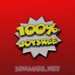 joysree in 100 Percent style - 3D name wallpaper