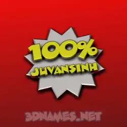 juvansinh in 100 Percent style - 3D name wallpaper