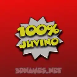 juvino in 100 Percent style - 3D name wallpaper