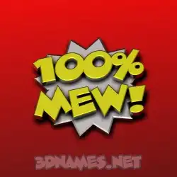 mew in 100 Percent style - 3D name wallpaper