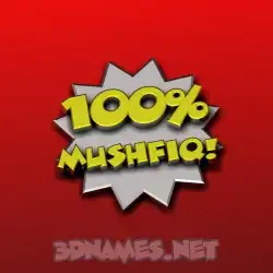 mushfiq in 100 Percent style - 3D name wallpaper