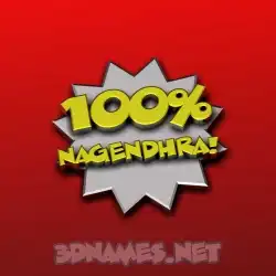 nagendhra in 100 Percent style - 3D name wallpaper