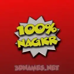 nagkr in 100 Percent style - 3D name wallpaper