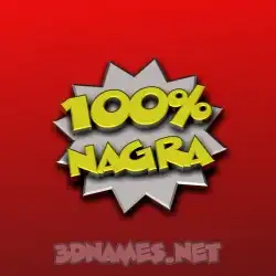 nagra in 100 Percent style - 3D name wallpaper