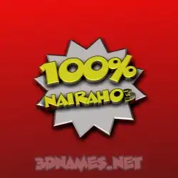 nairah03 in 100 Percent style - 3D name wallpaper
