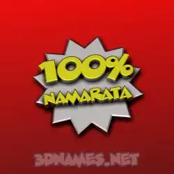 namarata in 100 Percent style - 3D name wallpaper