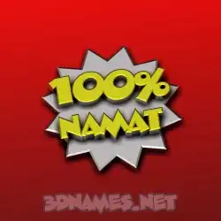 namat in 100 Percent style - 3D name wallpaper