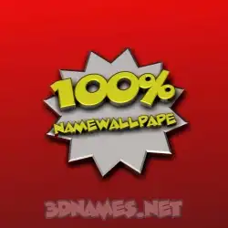 namewallpape in 100 Percent style - 3D name wallpaper