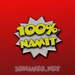 namit in 100 Percent style - 3D name wallpaper