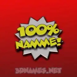 namme in 100 Percent style - 3D name wallpaper