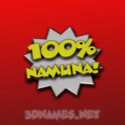 namuna in 100 Percent style - 3D name wallpaper