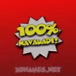 navaladi in 100 Percent style - 3D name wallpaper