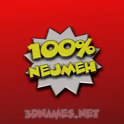 nejmeh in 100 Percent style - 3D name wallpaper