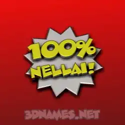 nellai in 100 Percent style - 3D name wallpaper
