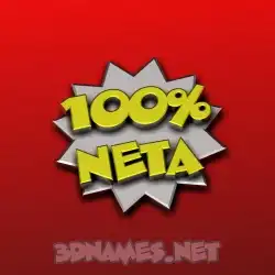neta in 100 Percent style - 3D name wallpaper