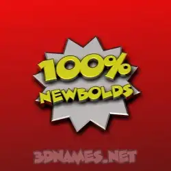 newbolds in 100 Percent style - 3D name wallpaper