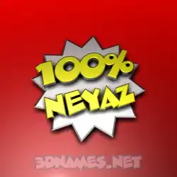 neyaz in 100 Percent style - 3D name wallpaper