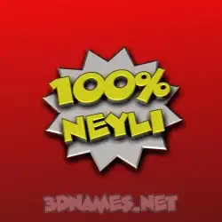 neyli in 100 Percent style - 3D name wallpaper