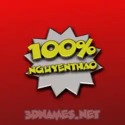 nguyenthao in 100 Percent style - 3D name wallpaper