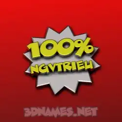 ngvtrieu in 100 Percent style - 3D name wallpaper