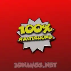 nhattruong in 100 Percent style - 3D name wallpaper