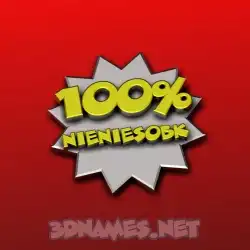 nieniesobk in 100 Percent style - 3D name wallpaper