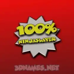 ninjaslayer in 100 Percent style - 3D name wallpaper