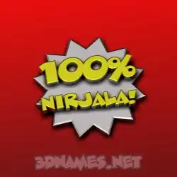 nirjala in 100 Percent style - 3D name wallpaper